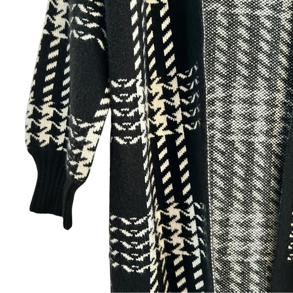 Entro Anthropologie Long Knit Cardigan Open Front Winter Sweater Small - Picture 7 of 15